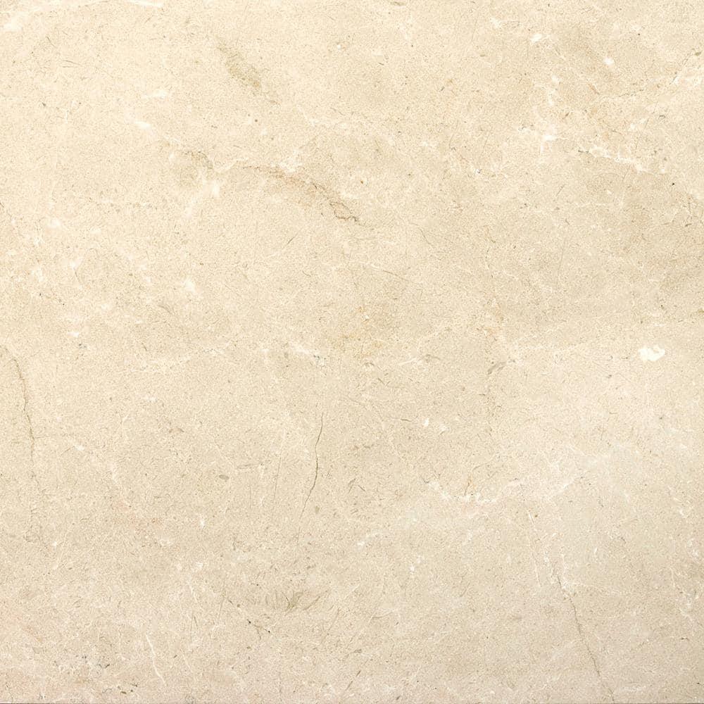 Crema Marfil 18" x 18" Marble Look Wall & Floor Tile