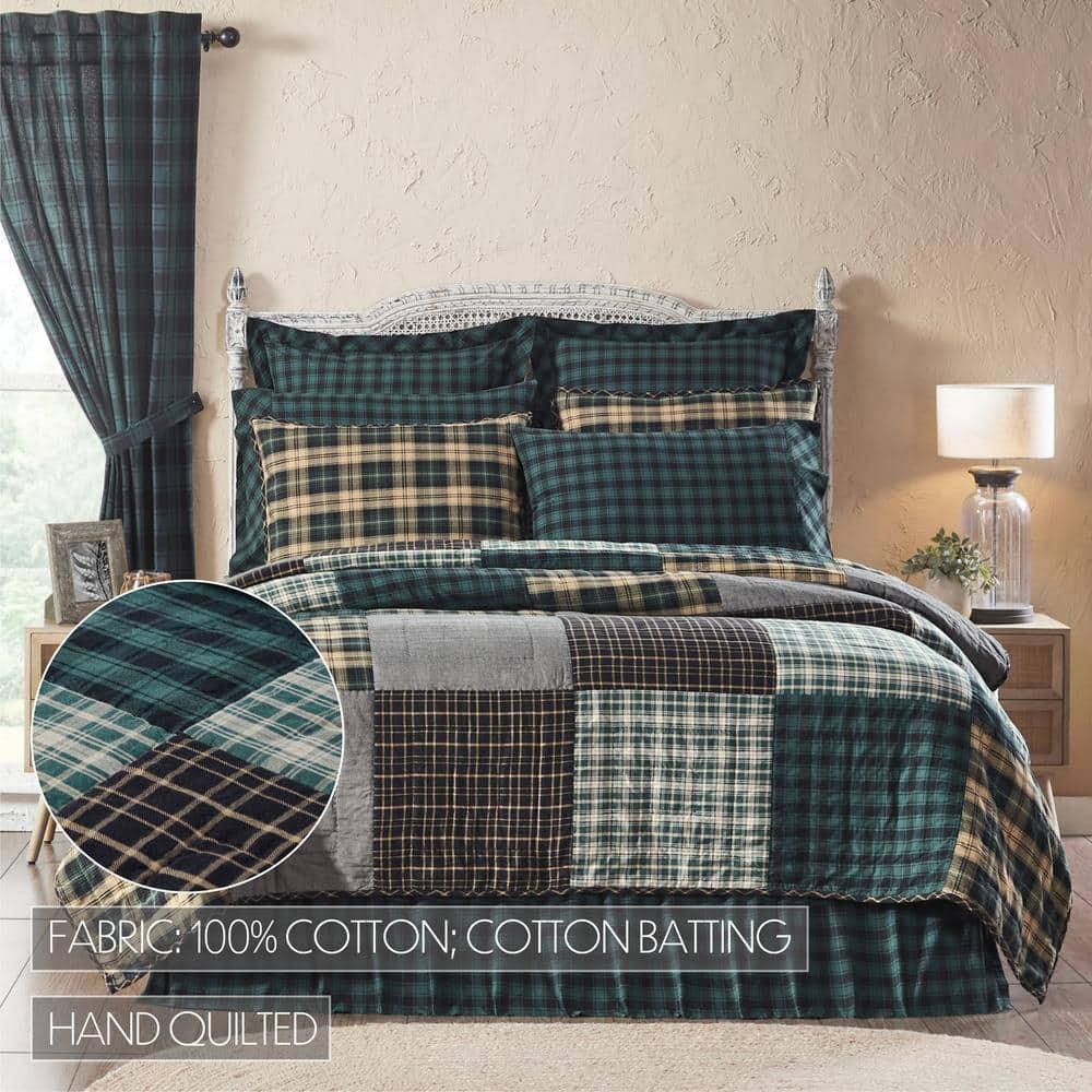 VHC Brands Pine Grove Cotton Plaid Quilt