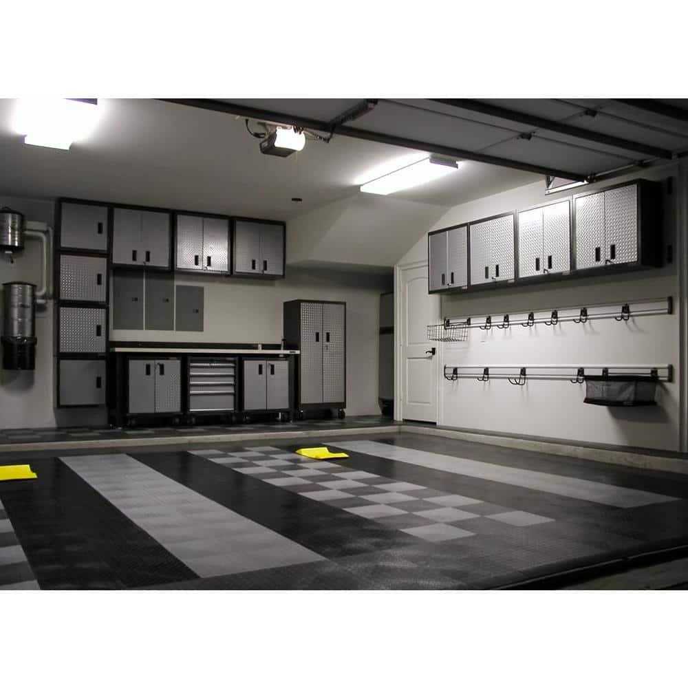 Diamond MotorDeck 12'' W x 12'' L Garage Flooring Tiles in Black