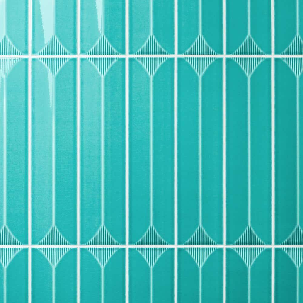 Radiant Inflex 4.43'' W x 17.62'' L Crackled Ceramic Subway Wall Tile (6.53 Sq. Ft. / Case)