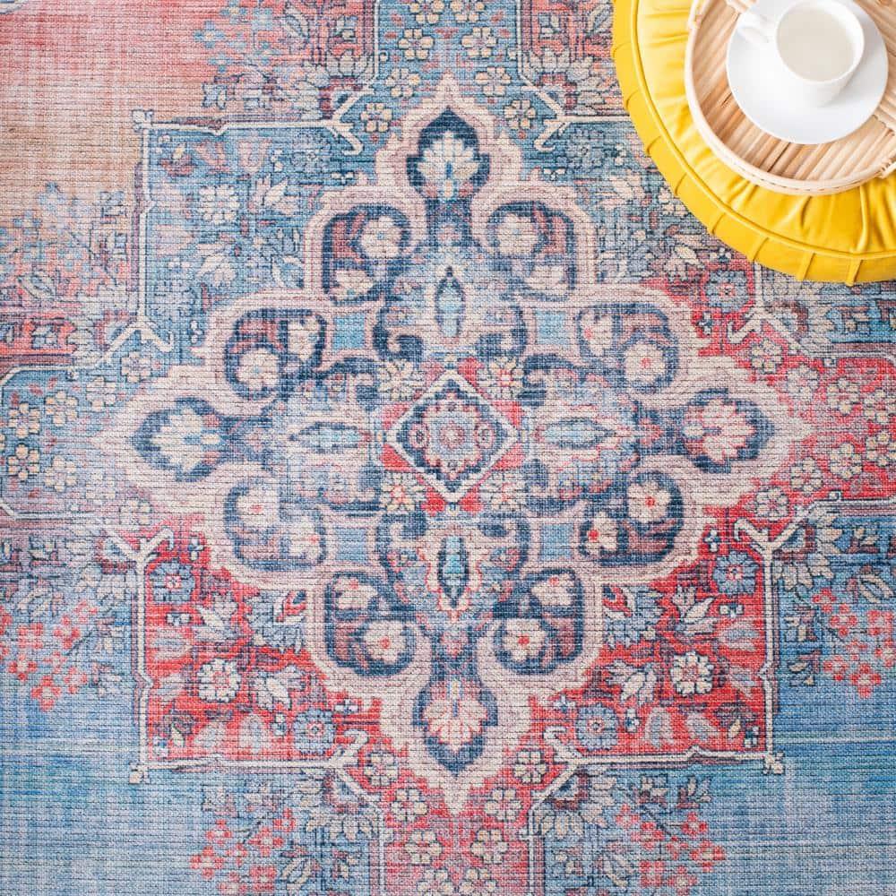 Mistana™ Teen Demetrius Oriental Red/Blue Area Rug
