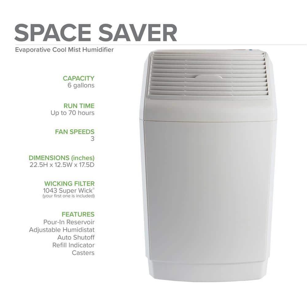 AIRCARE 6 gal. Evaporative Humidifier for 2700 sq. ft.-831000