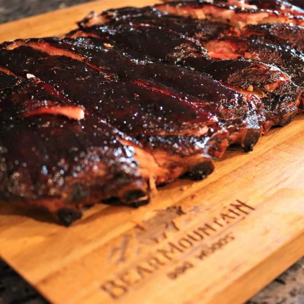 Bear Mountain BBQ Premium All Natural Mild and Sweet Apple Smoker Wood Chip Pellets For Outdoor Gas, Charcoal, and Electric Grills, 40 Pound Bag