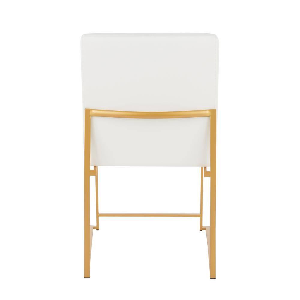 Everly Quinn Gradin Faux Leather Side Chair (Set of 2)