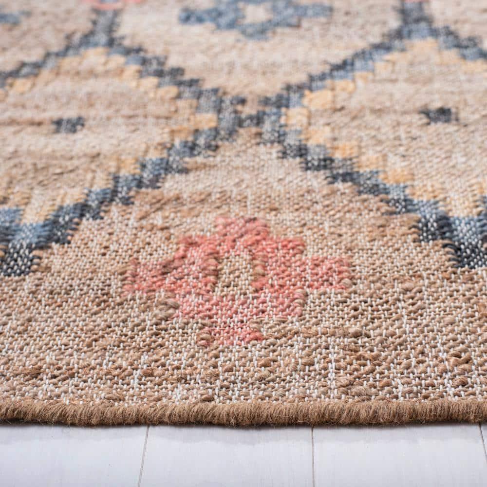 Kilim KLM753 Hand Loomed Accent Rug - Natural/Blue - 2'x3' - Safavieh.