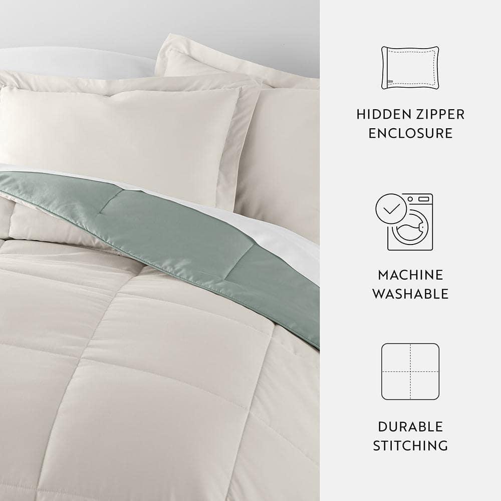 Becky Cameron Reversible Down-Alternative Comforter Bedding Set