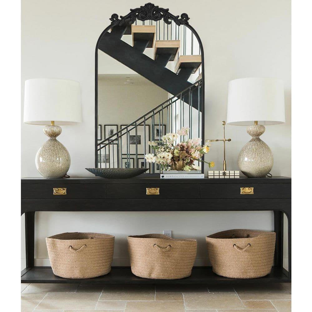 Fleur De Lis Living Anglo Metal Flat Mirror