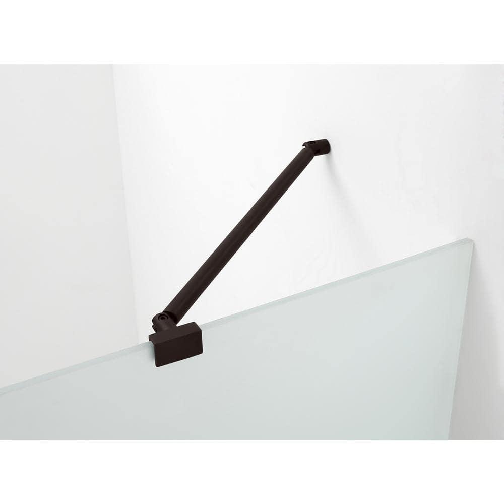 Aquadica Frameless 30" x 72" Square Hinged Shower Enclosure