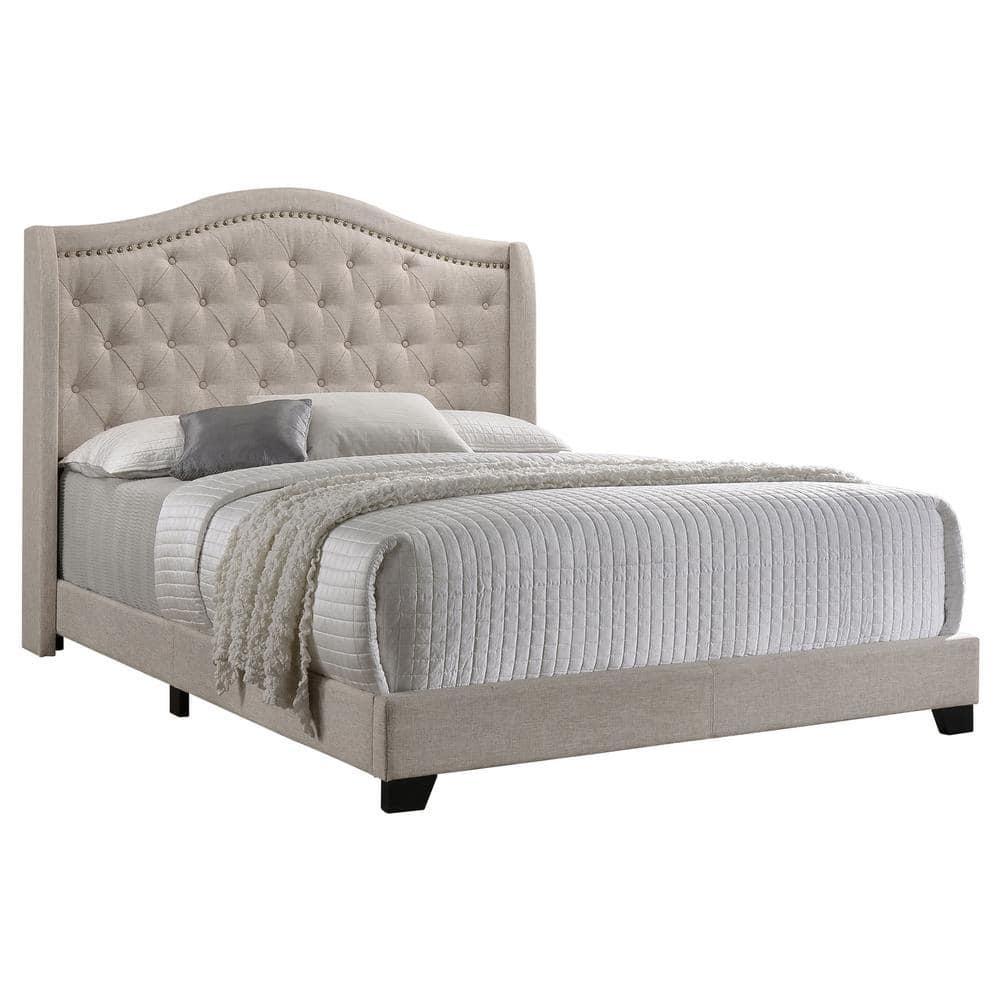 Sonoma Camel Back Full Bed Beige