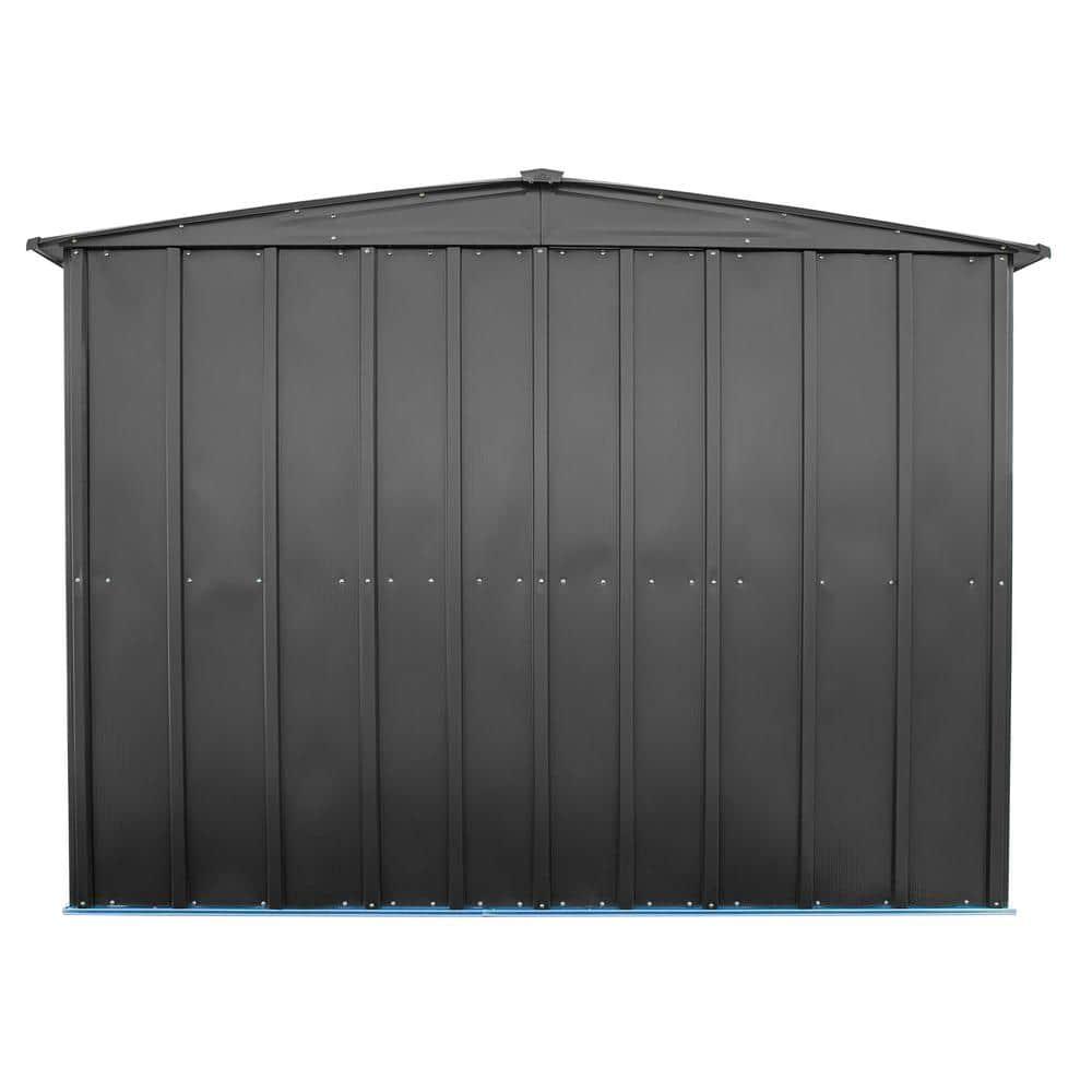 Arrow 8 ft. W x 6 ft. D Galvanized Steel Storage Shed