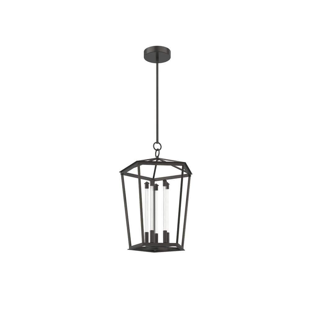 Delphine 5 - Light Dimmable LED Lantern Square / Rectangle Chandelier