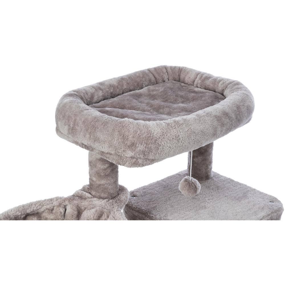 TRIXIE TRIXIE Pepito 39.4" Cat Tower, 3-Level Cat Tree with Sisal Scratching Posts and Ramp, Plush Condo and Hammock