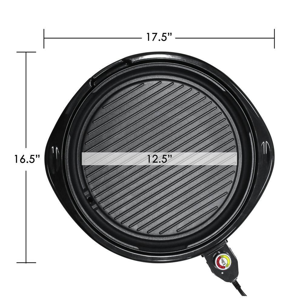 Elite Gourmet EMG-980B 14 Electric Indoor Grill, Black