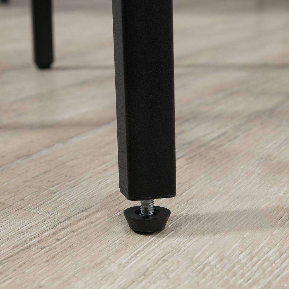 5-Piece Bar Table and Chairs Set, Space Saving Dining Table with 4 Stools