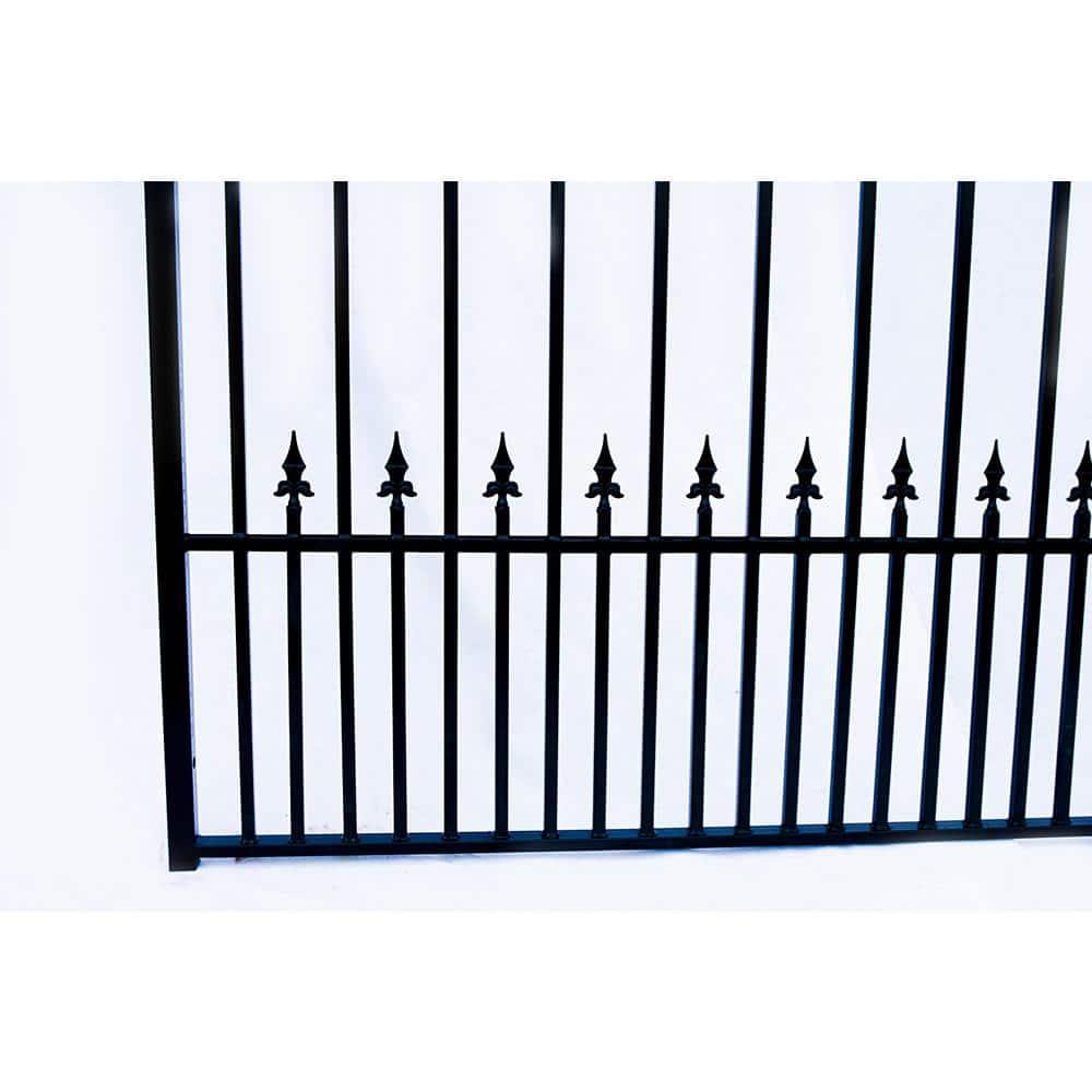 ALEKO Prague Black Metal Gate