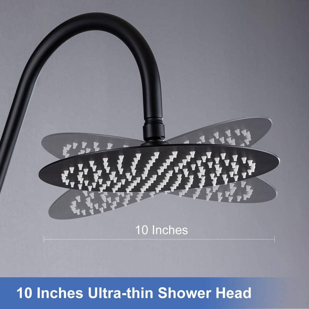 Rainlex Rainlex Rain Shower System Multi-function Hand Shower with  Slide Bar RX2001H
