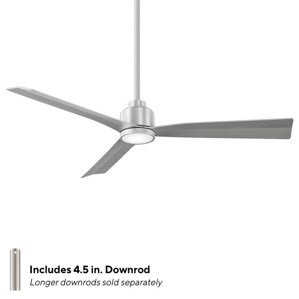 52" Smart Home Compatible 3 Blade Smart Ceiling Fan with Remote