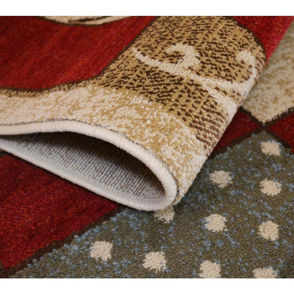 American Destination Ivory Barnyard Country Multi-Color 2 ft. x 4 ft. Area Rug