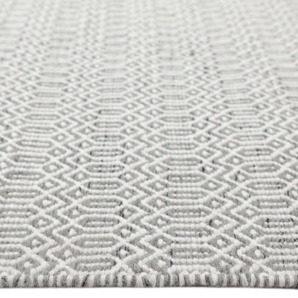 Chatham Contemporary Flatweave Slate 9 ft. x 12 ft. Hand Woven Area Rug