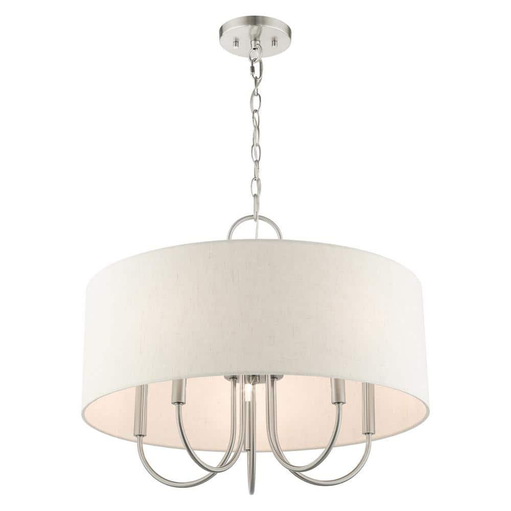 Livex Lighting Blossom 5 - Light Pendant in  Brushed Nickel