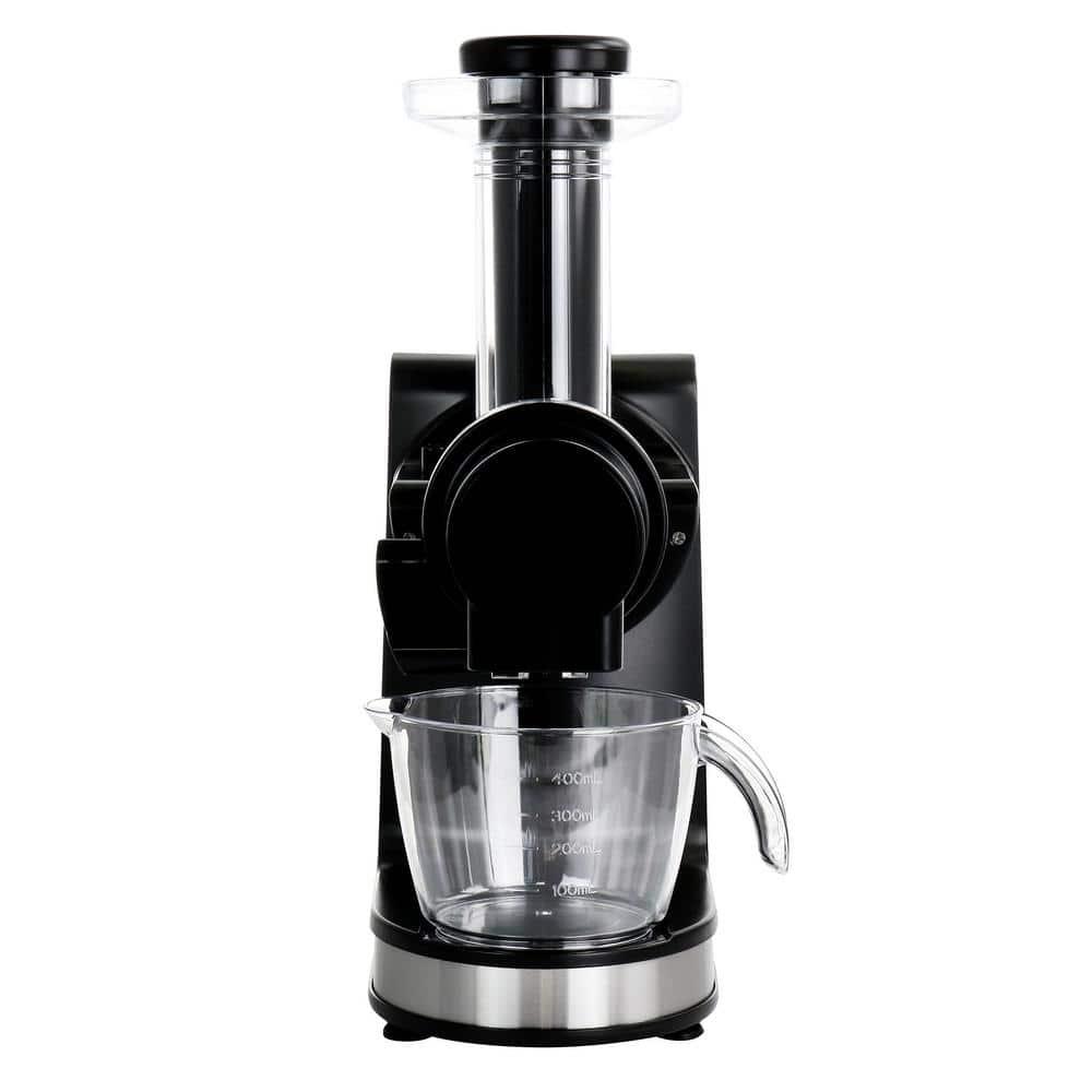 MegaChef MegaChef 150 Watt 2 Speed Stainless Steel Electric Slow Masticating & Cold Press Juicer