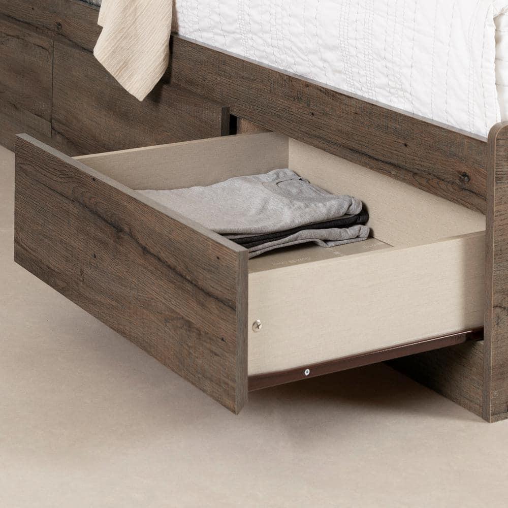 South Shore Hazen, Farmhouse Bed, Twin Brown