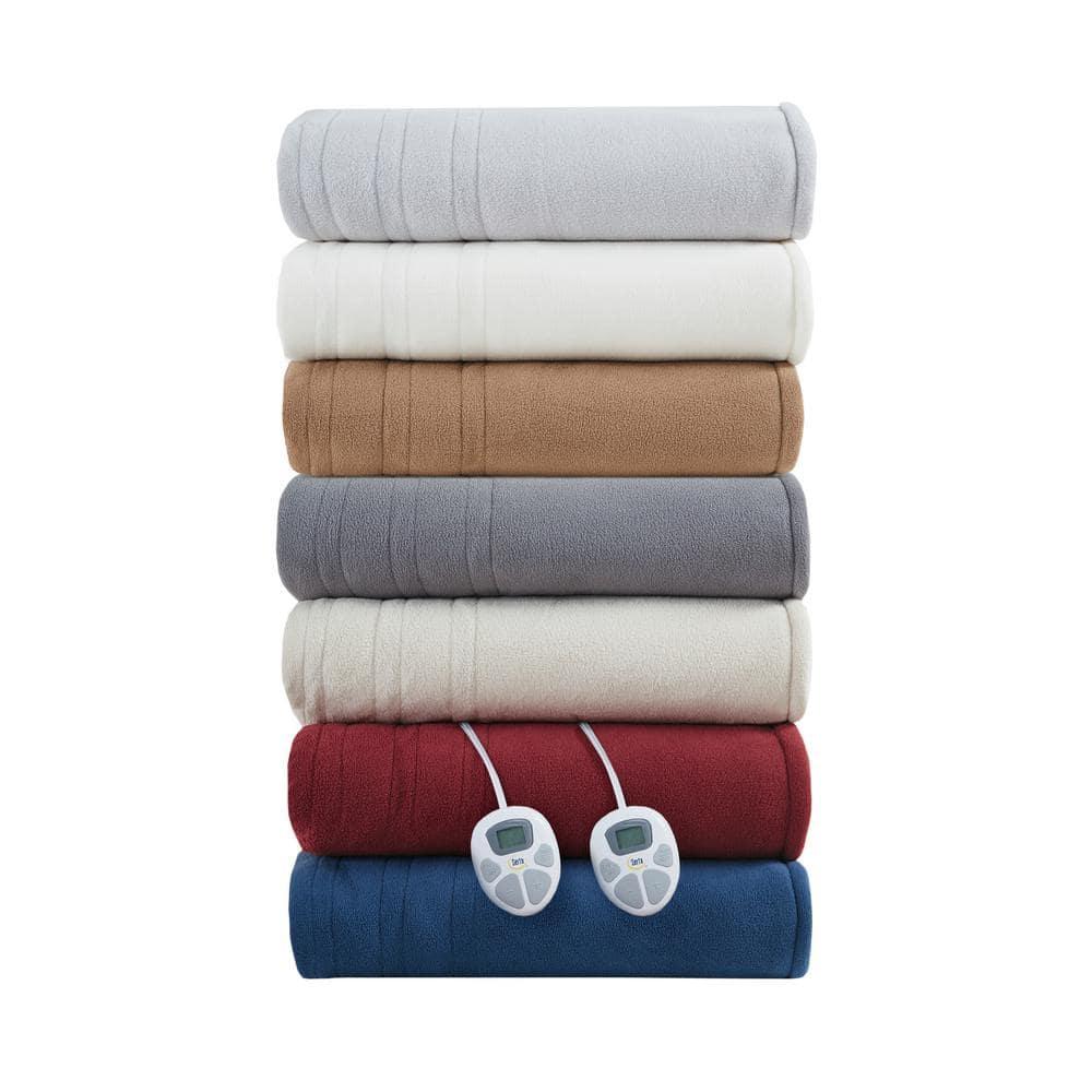 Serta Serta Fleece to Sherpa Heated Blanket