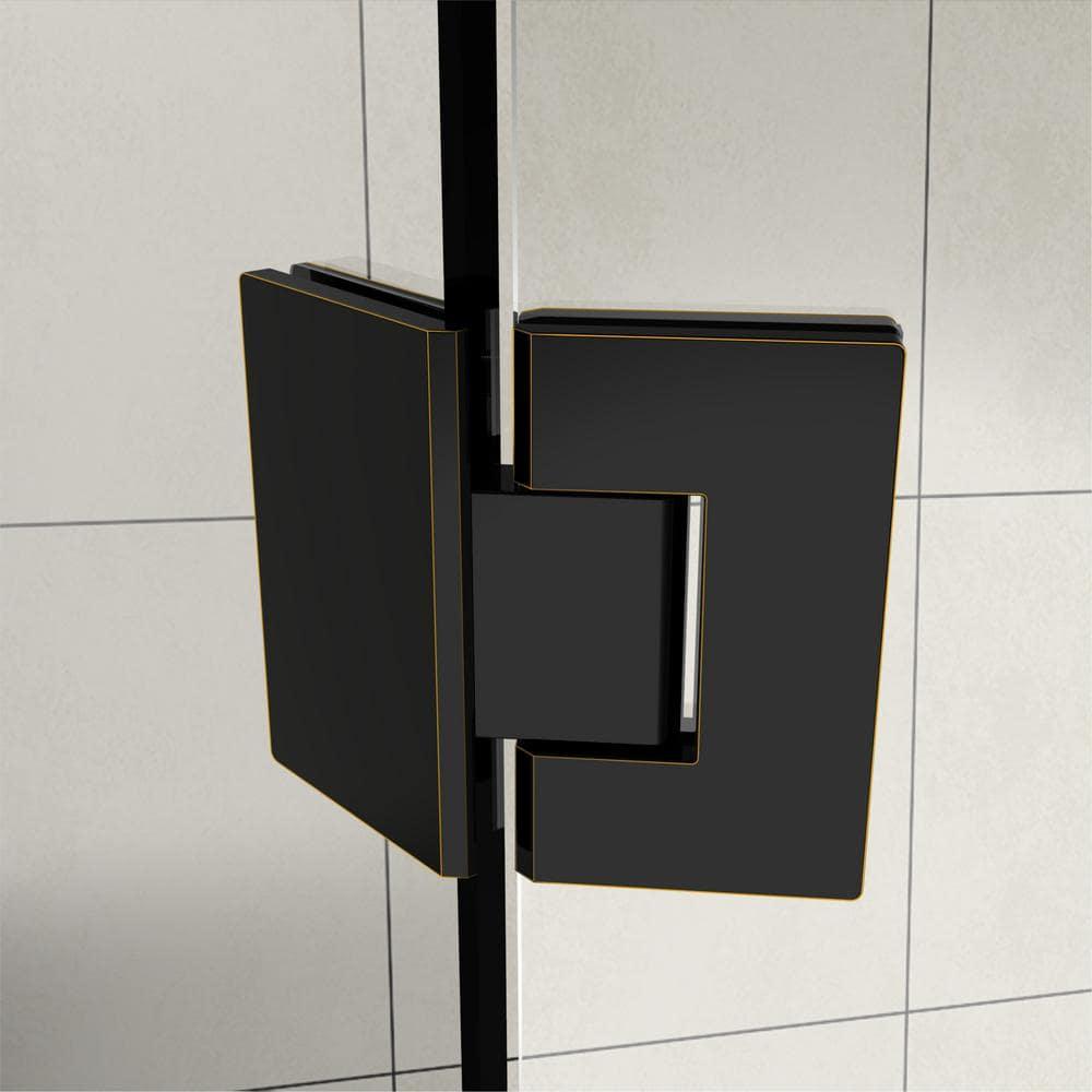 Merrick Frameless 38" x 72" Neo-Angle Hinged Shower Enclosure