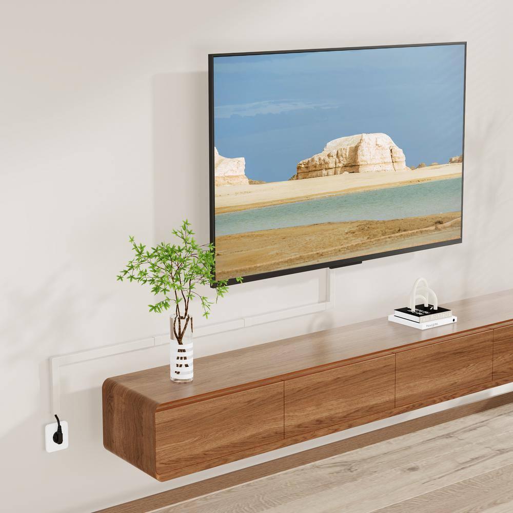 Mount-it Mount-it On-wall Tv Cable Concealer Kit, White