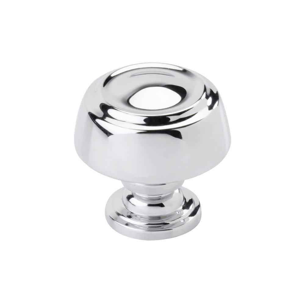 Kane 1-3/16 inch (30mm) Diameter Polished Chrome Cabinet Knob