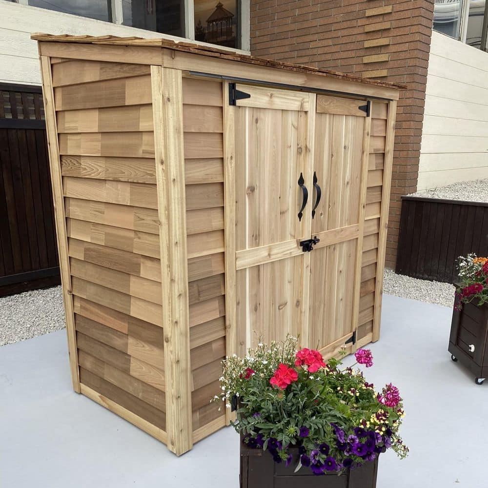Grand Garden Chalet Shed 6X3 With Cedar Roof