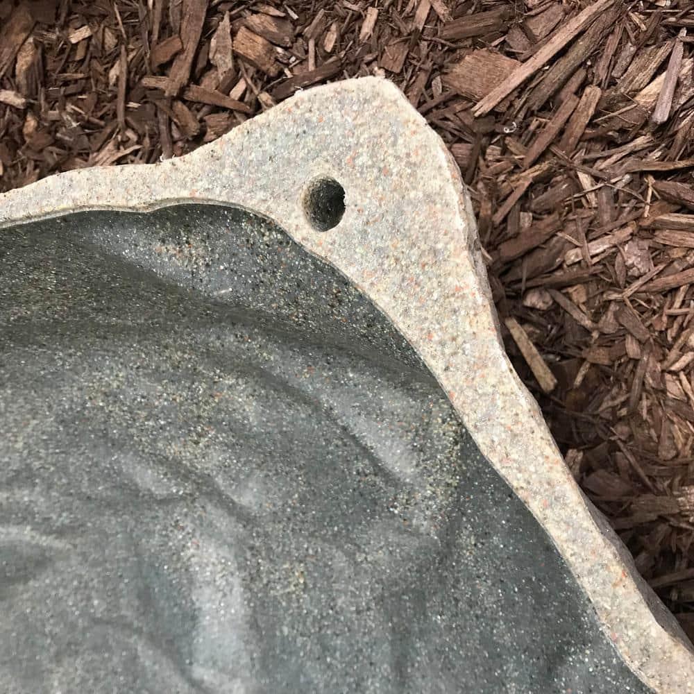 Fake Rock Well Cover Model 101 Fieldstone