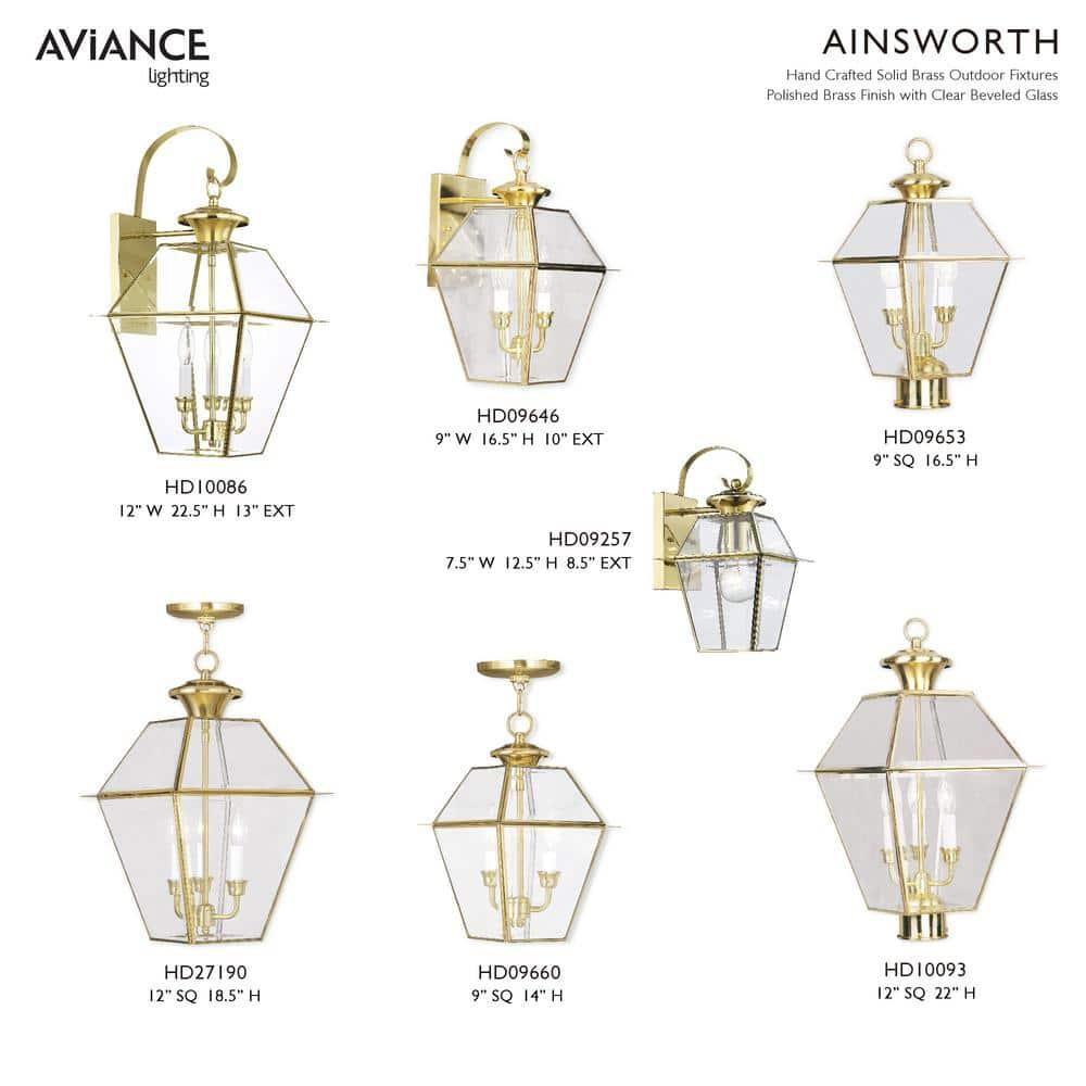 Livex Lighting Westover 3 - Light Wall Light in  Polished Brass