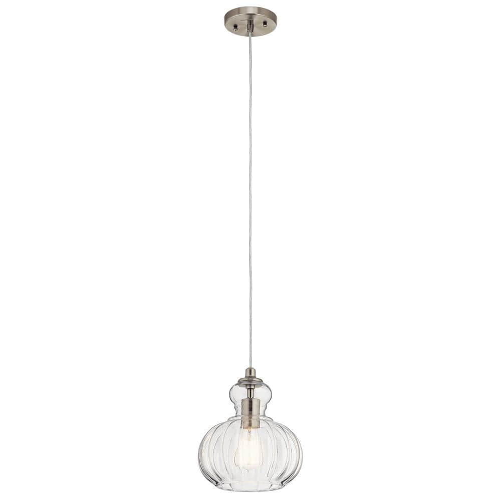 Kichler Lighting Riviera 1 - Light Pendant in  Brushed Nickel