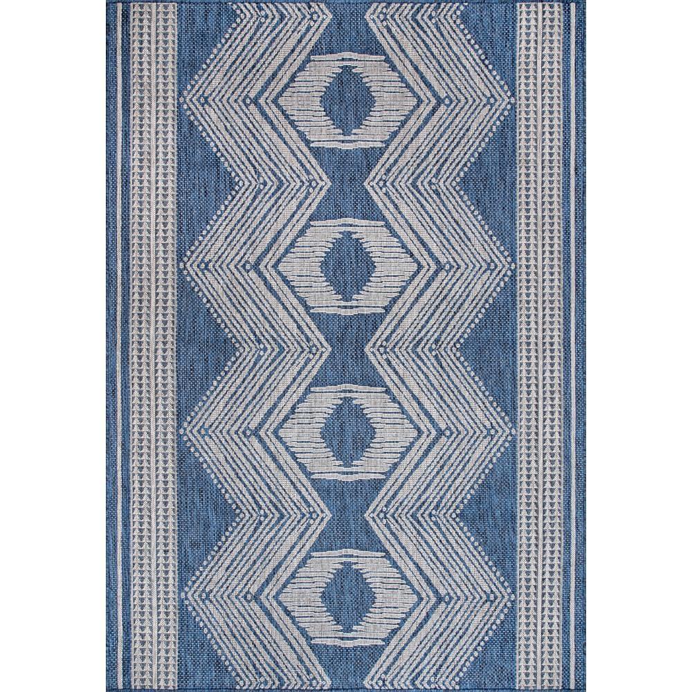 Alvina Blue Indoor/Outdoor Area Rug