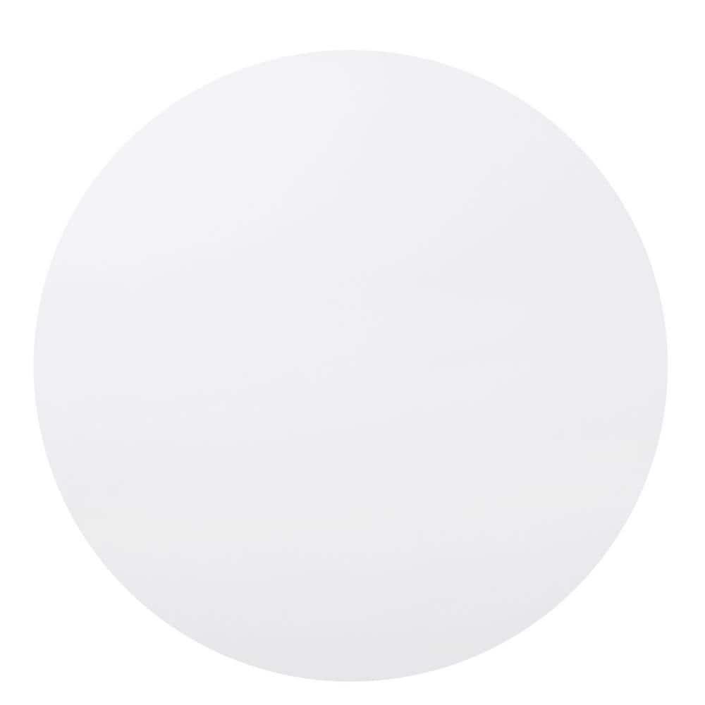 Coaster Lowry Round Pedestal Contemporary Wood Dining Table in White