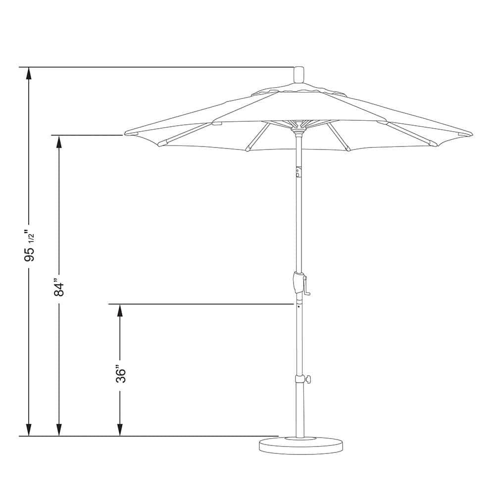 108'' Umbrella Sunbrella® Umbrella