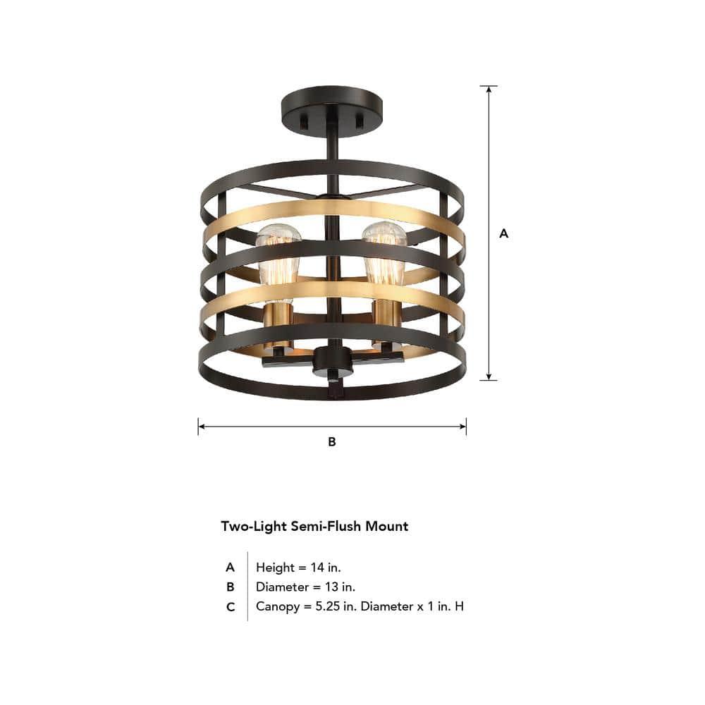 Zilla  Semi Flush Mount