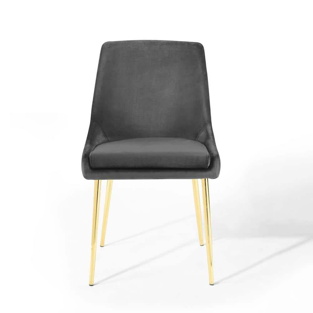 Modway Viscount Performance Velvet Dining Chairs - Set of 2