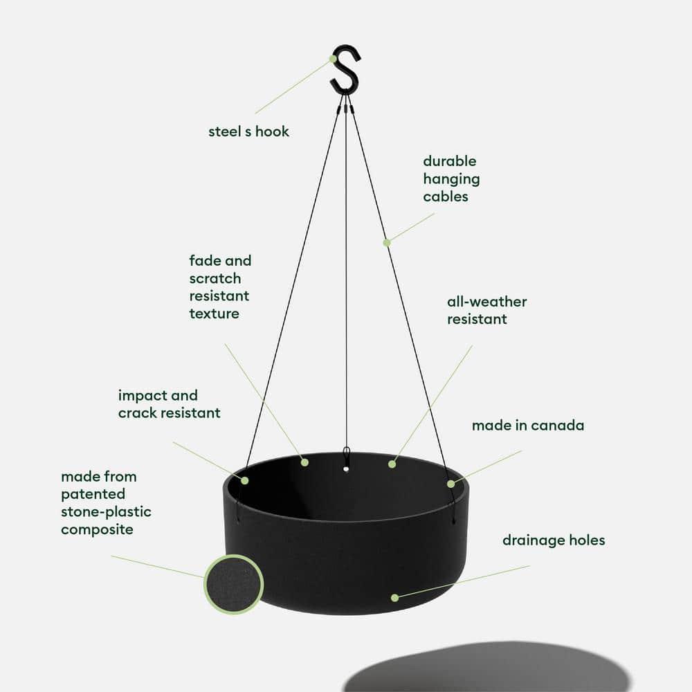 Mason Series Hanging Kona Bowl Planter