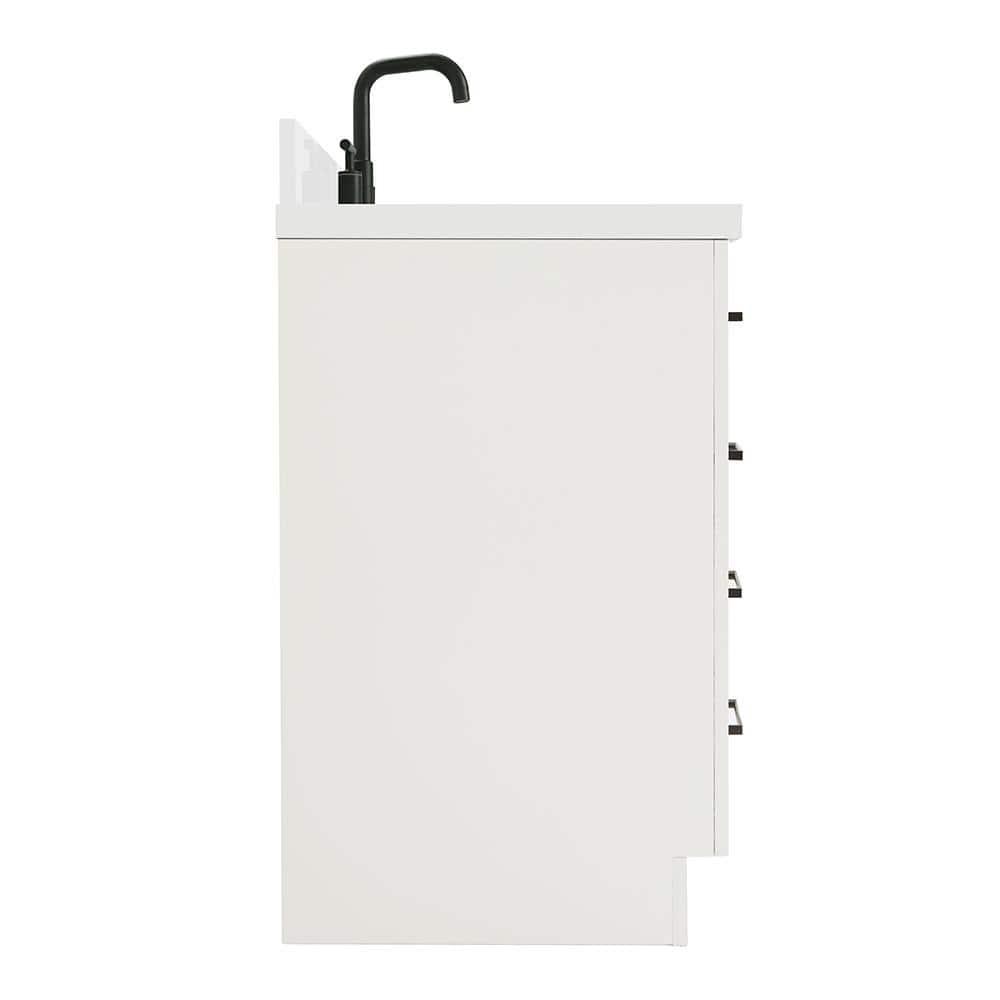 Ariel T043swqovo Hepburn 43" Free Standing Single Basin Vanity Set - White