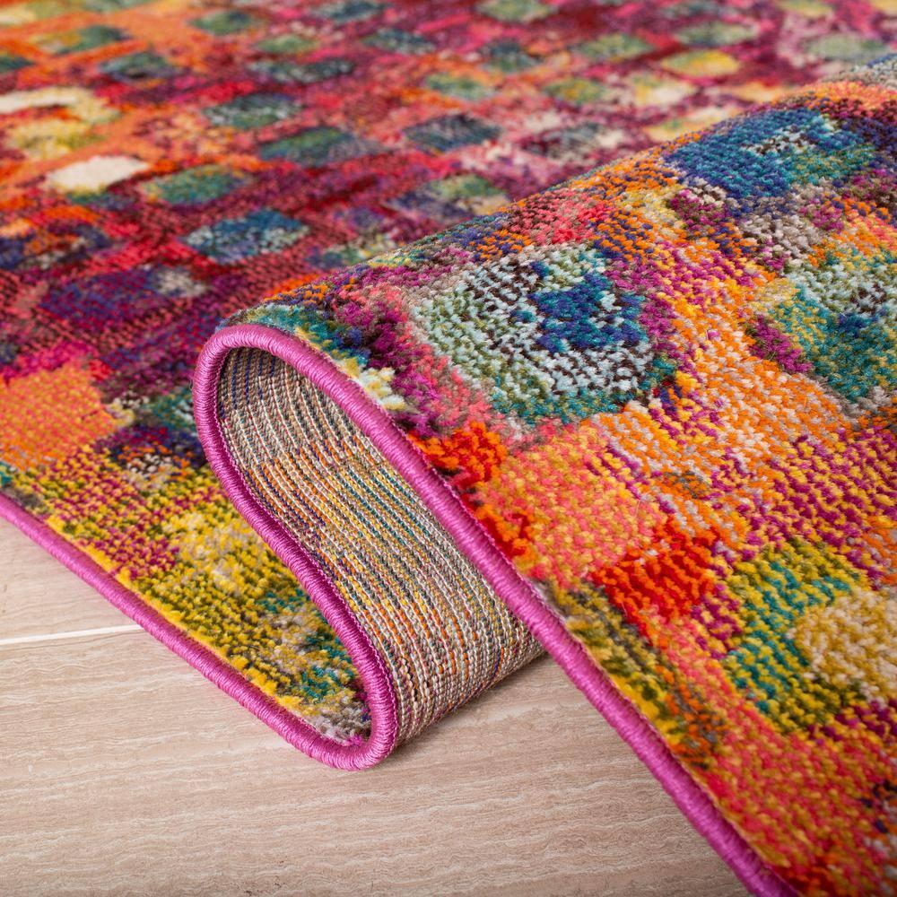 Madison MAD425 Power Loomed Indoor Area Rug - Fuchsia/Gold - 9'x12' - Safavieh