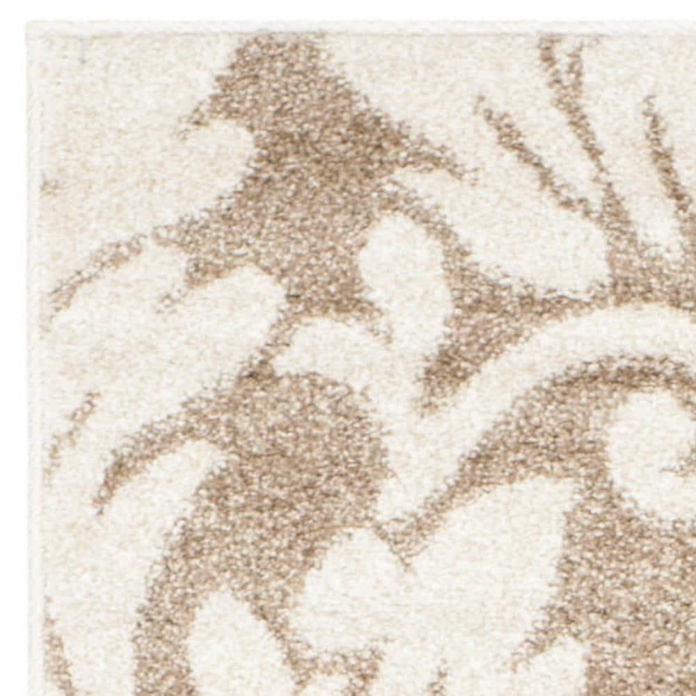 Amherst AMT425 Power Loomed Indoor Runner Rug - Wheat/Beige - 2'3"x13' - Safavieh