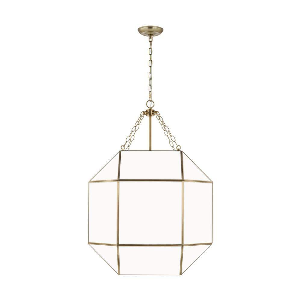 Reid 4 Light Glass Dimmable Pendant