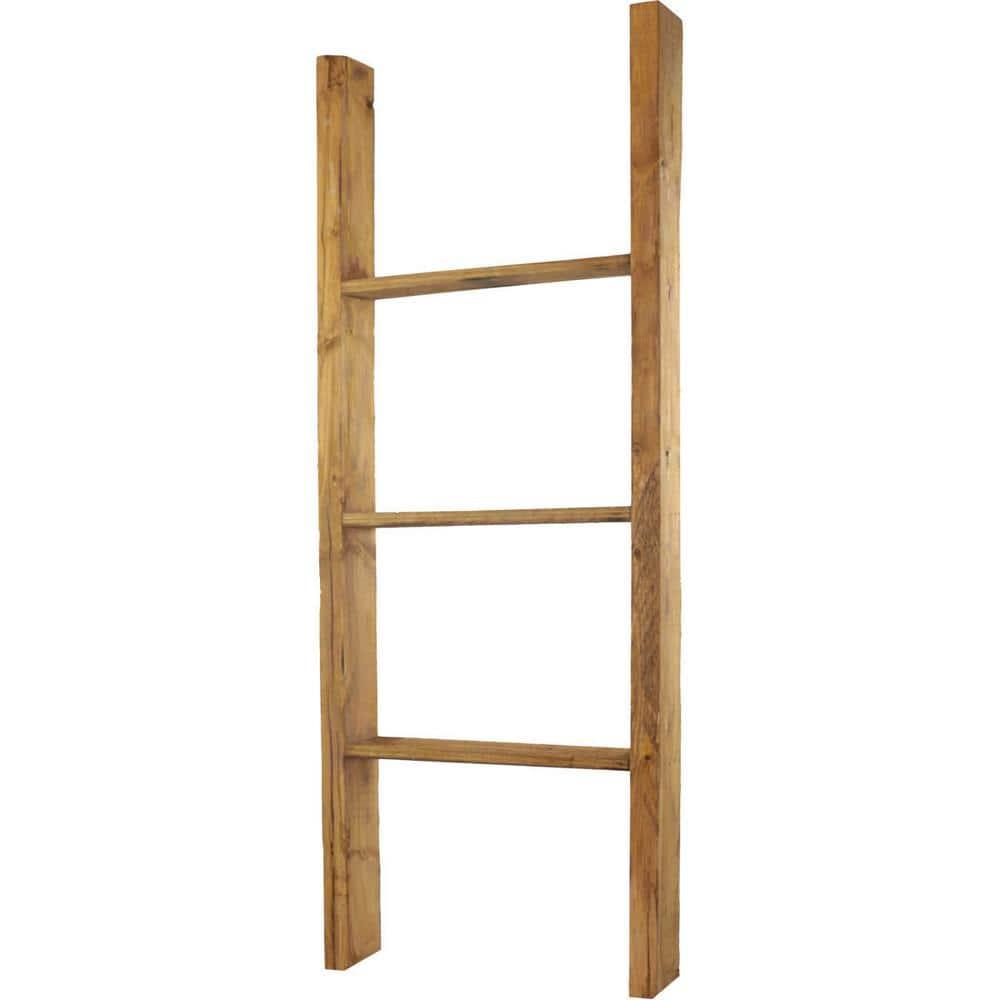 Ekena Millwork Vintage Farmhouse Rung Decorative Ladder