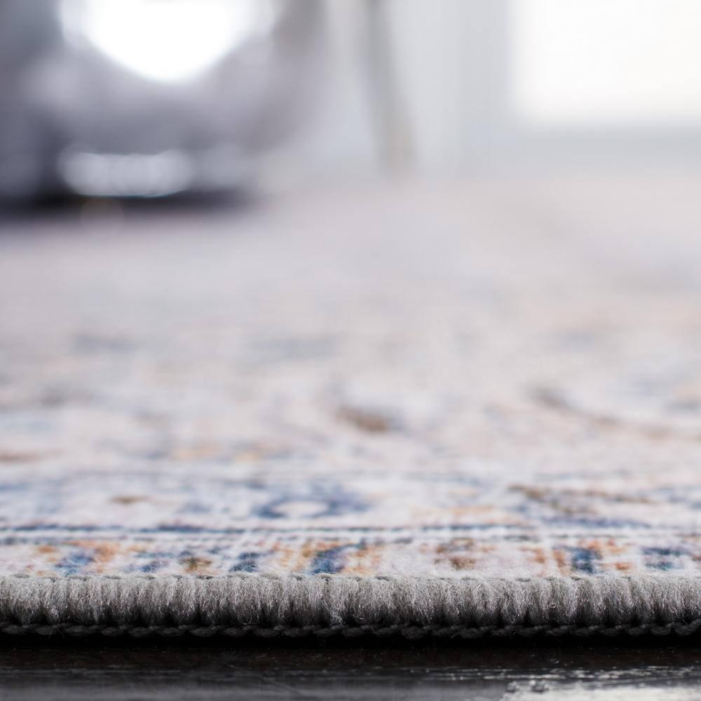 Tucson TSN134 Power Loomed Machine Washable Area Rug - Green Blue/Beige - 3'x5' - Safavieh.