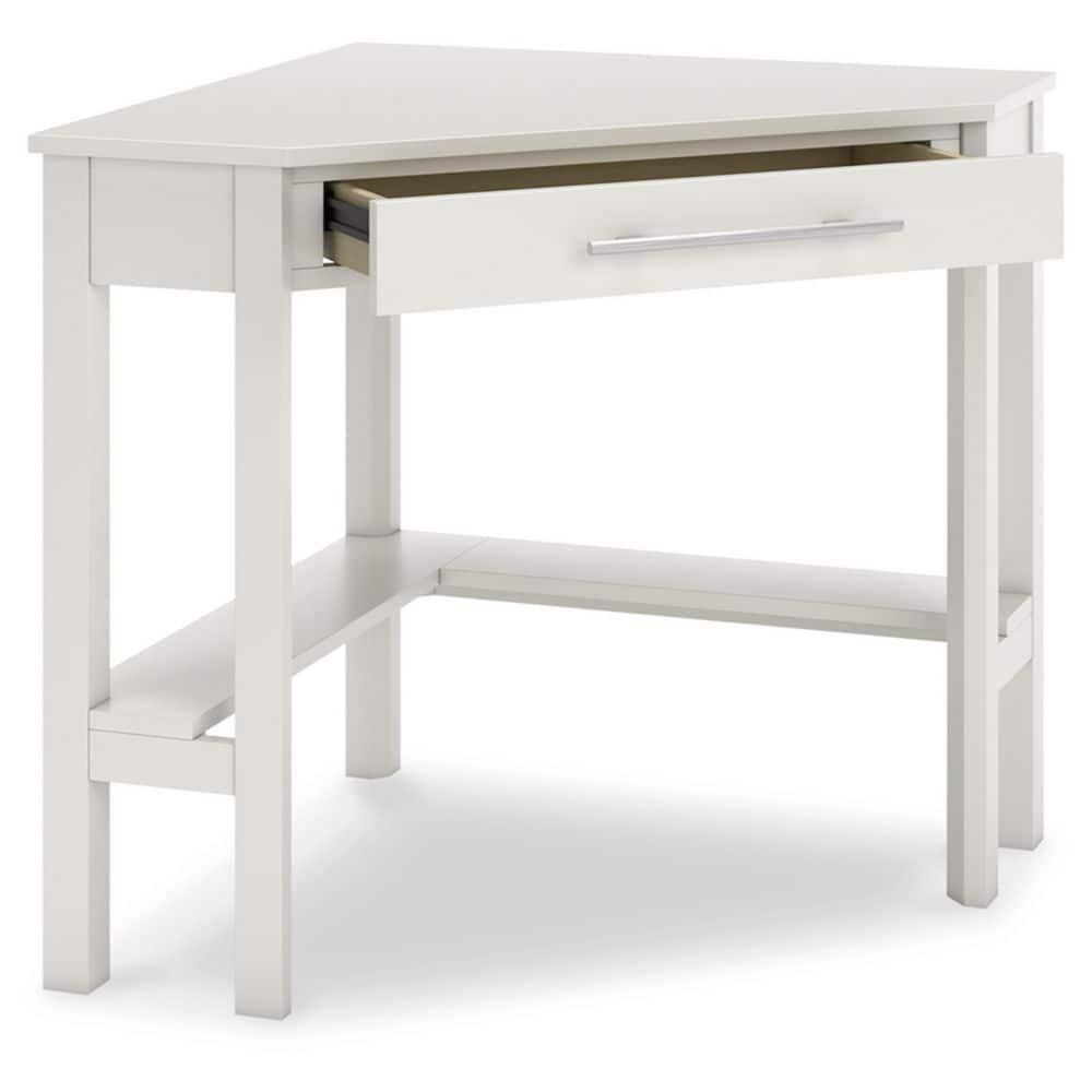 Keyiona Corner Solid Wood Base Writing Desk
