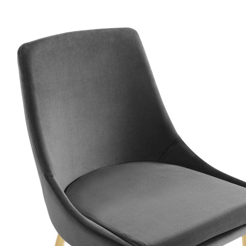 Modway Viscount Performance Velvet Dining Chairs - Set of 2