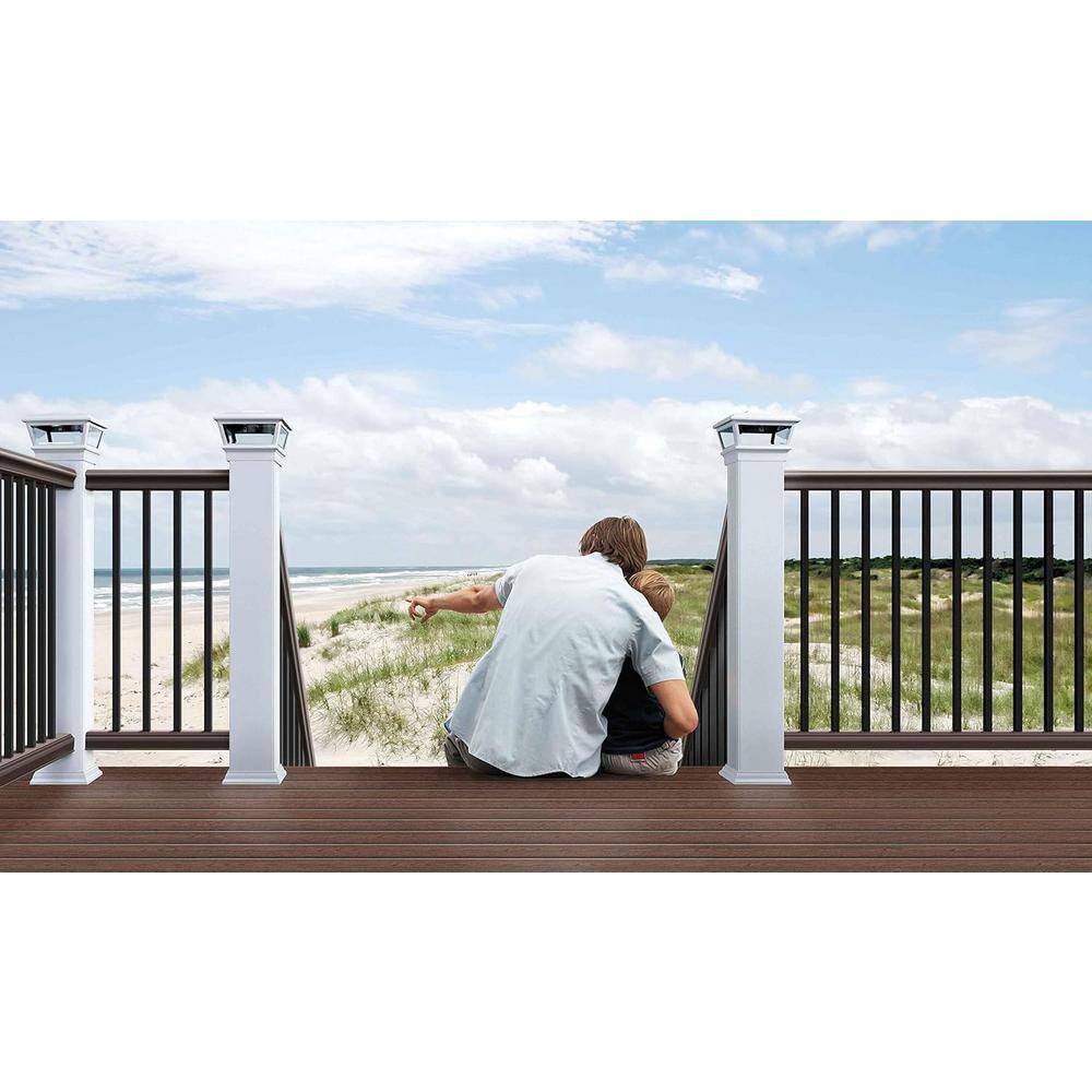 25 Pack Rectangle Staircase Balusters, 36" Black Metal Deck Spindle and Stairs Railing, Hollow Rectangle Deck Balusters for Porch Railing