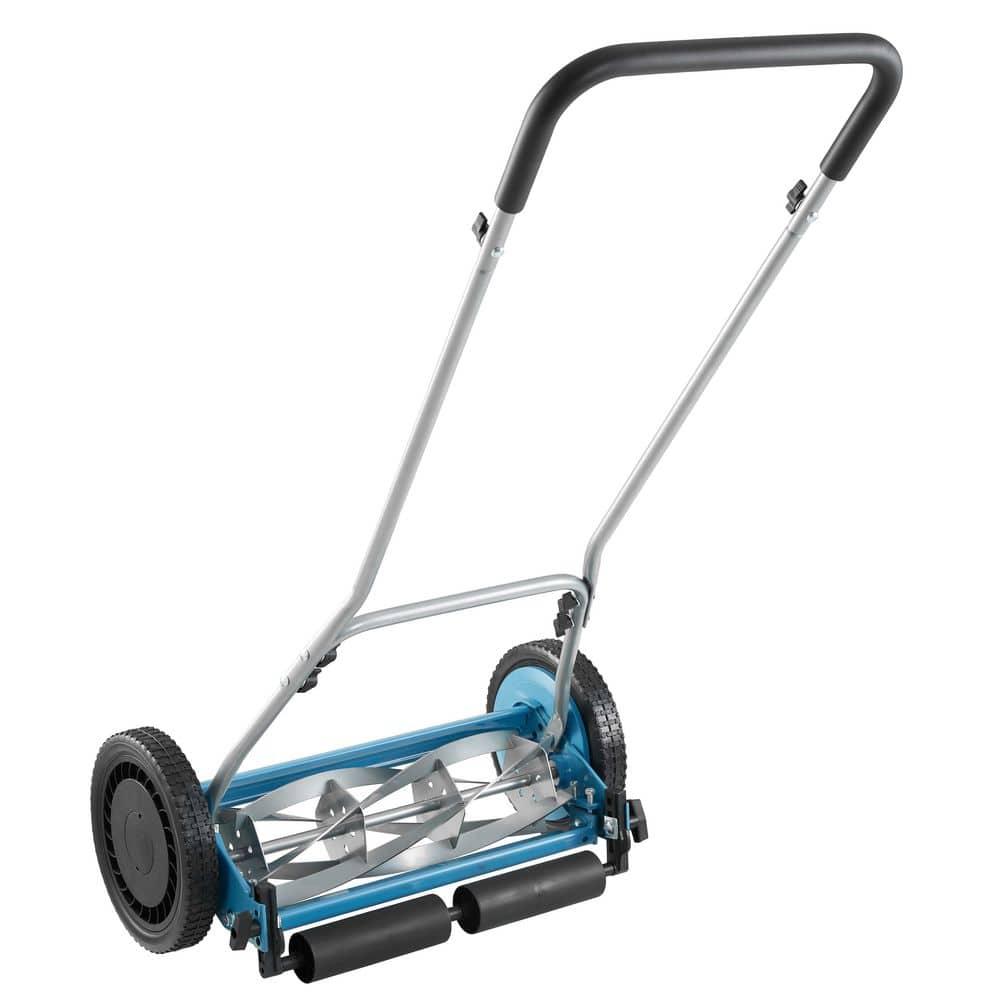 American Lawn Mower Company 1804-18 18-Inch 5-Blade Walk Behind Reel Lawn Mower with Grass Catcher